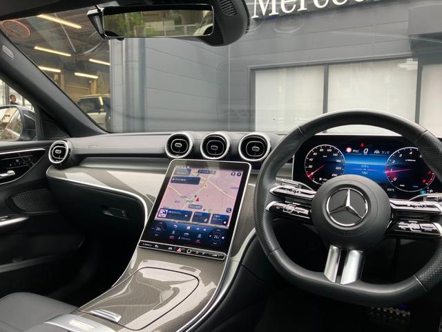 Cクラス C200アバンギャルド AMGラインパッケージ 弊社元デモカー/セーフティーパッケージ/AMGラインパッケージ/ヘッドアップディスプレイ/ハーフレザーシート/シートヒーター/スポーツサスペンション/大径ブレーキ/18インチAMGアルミ/レーダーセー(15枚目)