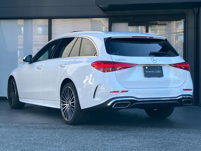 Cクラスステーションワゴン C200 ステーションワゴン ラグジュアリー 弊社デモアップ/ドライバーズパッケージ/本革シート/パノラミックスライディングルーフ/リアアクスルステアリング/アダプティブダンピングサスペンション/ブルメスター3Dサウンド/シートヒーター&クーラー(3枚目)