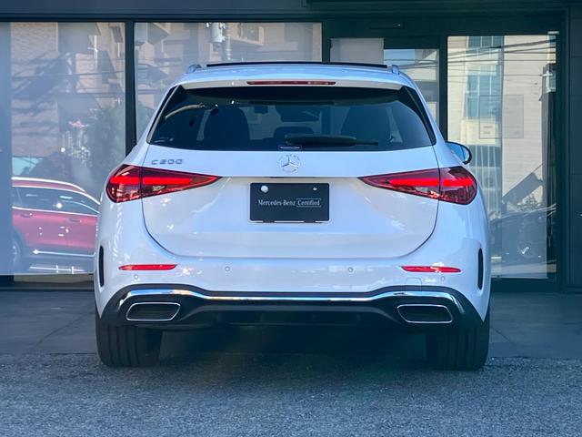 Cクラスステーションワゴン C200 ステーションワゴン ラグジュアリー 弊社デモアップ/ドライバーズパッケージ/本革シート/パノラミックスライディングルーフ/リアアクスルステアリング/アダプティブダンピングサスペンション/ブルメスター3Dサウンド/シートヒーター&クーラー(4枚目)