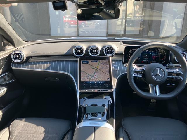 Cクラスステーションワゴン C200 ステーションワゴン ラグジュアリー 弊社デモアップ/ドライバーズパッケージ/本革シート/パノラミックスライディングルーフ/リアアクスルステアリング/アダプティブダンピングサスペンション/ブルメスター3Dサウンド/シートヒーター&クーラー(13枚目)