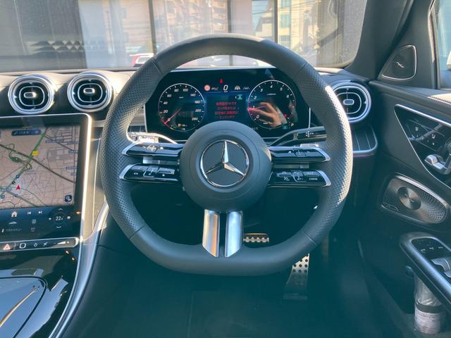 Cクラスステーションワゴン C200 ステーションワゴン ラグジュアリー 弊社デモアップ/ドライバーズパッケージ/本革シート/パノラミックスライディングルーフ/リアアクスルステアリング/アダプティブダンピングサスペンション/ブルメスター3Dサウンド/シートヒーター&クーラー(14枚目)