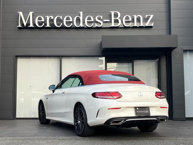 Ｃクラス Ｃ１８０カブリオレスポーツレザエクスクルシブパッケジ　弊社下取り車／レザーエクスクルーシブパッケージ／ダークレッドソフトトップ／エアサスペンション／エアバランスパッケージ／クランベリーレッドレザー／シートヒーター／シートクーラー／ヘッドアップディスプレイ（6枚目）