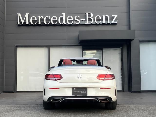 Ｃクラス Ｃ１８０カブリオレスポーツレザエクスクルシブパッケジ　弊社下取り車／レザーエクスクルーシブパッケージ／ダークレッドソフトトップ／エアサスペンション／エアバランスパッケージ／クランベリーレッドレザー／シートヒーター／シートクーラー／ヘッドアップディスプレイ（9枚目）