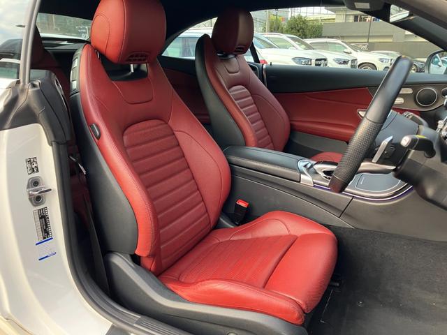 Ｃクラス Ｃ１８０カブリオレスポーツレザエクスクルシブパッケジ　弊社下取り車／レザーエクスクルーシブパッケージ／ダークレッドソフトトップ／エアサスペンション／エアバランスパッケージ／クランベリーレッドレザー／シートヒーター／シートクーラー／ヘッドアップディスプレイ（17枚目）