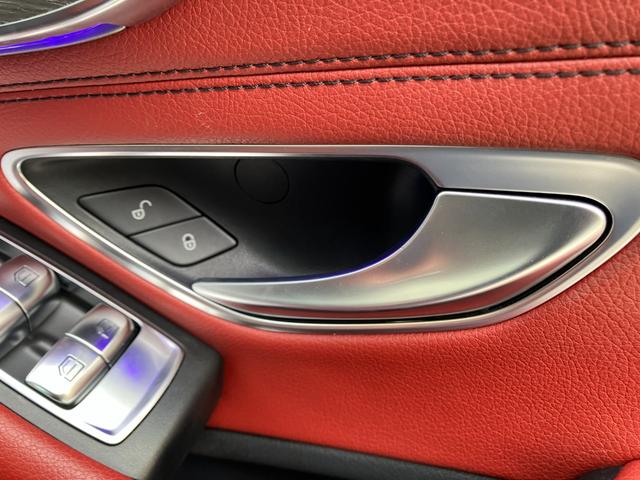 Ｃクラス Ｃ１８０カブリオレスポーツレザエクスクルシブパッケジ　弊社下取り車／レザーエクスクルーシブパッケージ／ダークレッドソフトトップ／エアサスペンション／エアバランスパッケージ／クランベリーレッドレザー／シートヒーター／シートクーラー／ヘッドアップディスプレイ（24枚目）