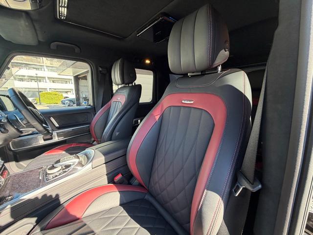 Ｇクラス Ｇ６３　弊社下取り車／ガラススライディングルーフ／ブラック×ベンガルレッドナッパレザー／シートヒーター／シートクーラー／リラクゼーション機能／ブルメスターサラウンドサウンド／ＡＭＧレッドブレーキキャリパー（18枚目）