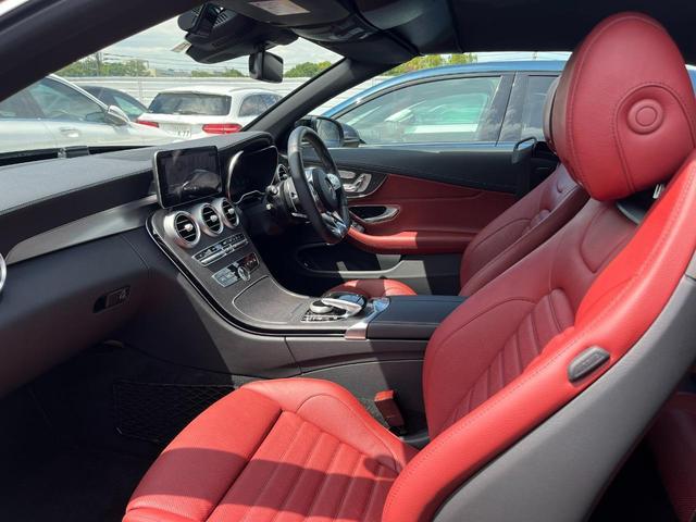 C43 4マチック カブリオレ 認定中古車 レーダーセーフティパッケージ 幌赤 赤革シート メモリー付きパワーシート シートヒーター エアスカーフ ヘッドアップディスプレイ 純正ドライブレコーダー ナビ ETC(37枚目)