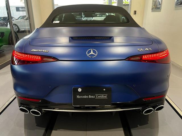 ＳＬ ＳＬ４３　当社デモカー　ワンオーナー　リアアクスルステアリング　２１インチアルミホイール　ヘッドアップディスプレイ　本革シート　シートヒーター　シートベンチレーター　電動リアゲート　純正ドライブレコーダー（8枚目）