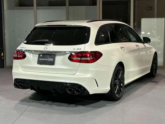Cクラスステーションワゴン C43 4マチック ステーションワゴン クランベリーレッド内装/エアバランスPKG/アンビエントライト64色/ヘッドアップディスプレイ/ブルメスターサラウンド/フットトランクオープナー/シートヒーター/本革シート/レーダーセーフPKG(2枚目)