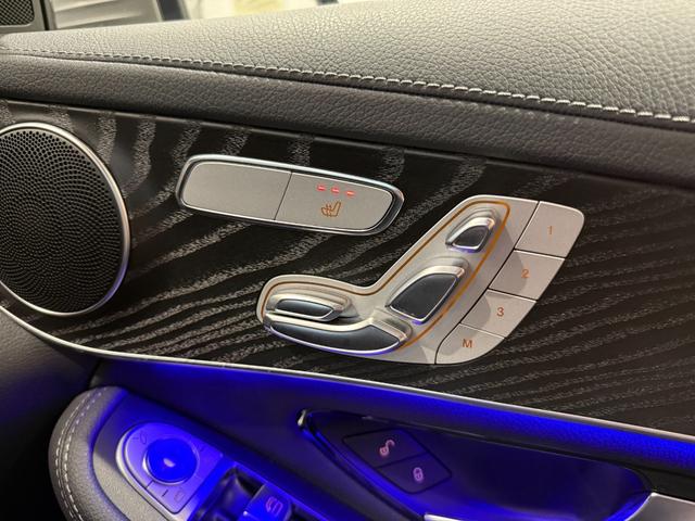 GLC GLC300 4マチック AMGライン 当社お下取り車 AMGライン メモリー付パワーシート シートヒーター キーレスゴー 360°カメラシステム エアサスペンション 純正ドライブレコーダー 20インチアルミホイール 認定中古車保証2年付(21枚目)