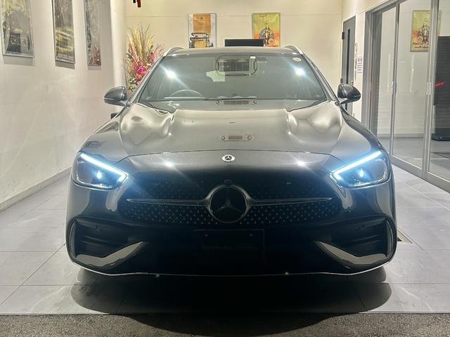 Ｃクラスステーションワゴン Ｃ２２０ｄステーションワゴンアバンギルドＡＭＧライＰ　当社ユーザー様　お下取り車　ワンオーナー車　ＡＭＧライン　本革シート　ヘッドアップディスプレイ　３６０°カメラシステム　純正ドライブレコーダー　アンビエントライト　キーレスゴー　メモリー付パワーシート（4枚目）