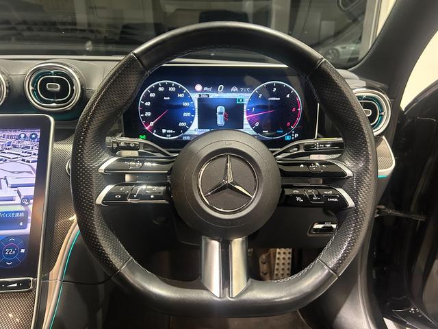 Ｃクラスステーションワゴン Ｃ２２０ｄステーションワゴンアバンギルドＡＭＧライＰ　当社ユーザー様　お下取り車　ワンオーナー車　ＡＭＧライン　本革シート　ヘッドアップディスプレイ　３６０°カメラシステム　純正ドライブレコーダー　アンビエントライト　キーレスゴー　メモリー付パワーシート（10枚目）