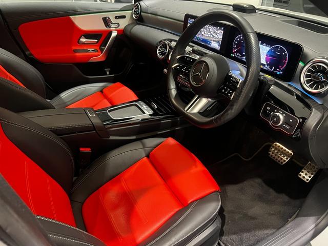 CLAクラス CLA200d AMGレザーエクスクルーシブパッケジ フルオプション/1オーナー/赤革/パノラミックスライディングルーフ/ヘッドアップディスプレイ/アクティブブラインドスポットアシスト/ステアリングアシスト/メモリー付きパワーシート/シートヒーター(6枚目)