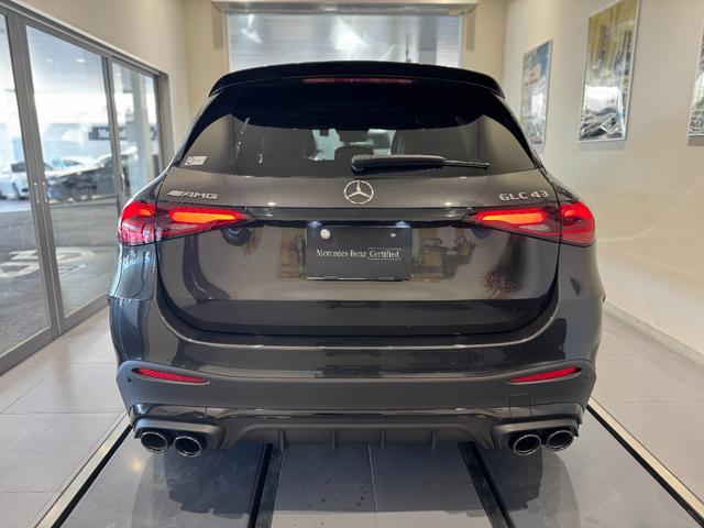 ＧＬＣ ＧＬＣ４３　４マチックＡＭＧレザエクスクルシブパケジ　弊社デモアップ／ＡＭＧレザーＥＸ／パノラマ／ナイトＰ／メモリ付きパワーシート／シートヒーター・ベンチレーター／ヘッドアップディスプレイ／ステアリングヒーター／ブルメスターサウンド／ナッパーレザー／新車（4枚目）