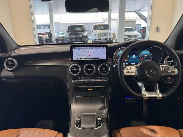 ＧＬＣ ＧＬＣ４３　４マチッククーペ　ワンオーナー／茶革／レザーＥＸ／スライディングルーフ／弊社下取／メモリ付きパワーシート／シートヒーター・ベンチレーター／パフュームアトマイザー／ブルメスターサウンド／３６０°カメラ／ヘッドアップディス（4枚目）