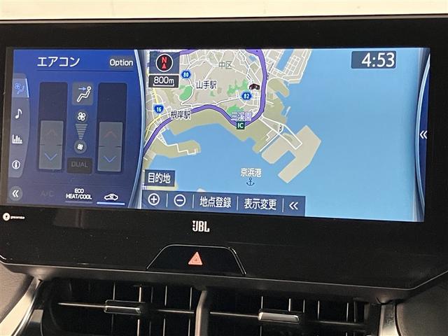 ハリアーハイブリッド Z 地上デジタル 衝突被害軽減 サイドエアバッグ LEDランプ Bモニタ クルコン ナビTV 1オーナー 横滑り防止装置 スマートキー 盗難防止システム ABS アルミ ETC付 エアバッグ AAC(6枚目)