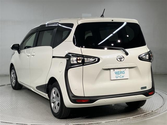 シエンタ ファンベースＧ　バックモニタ－　イモビ　ＤＶＤ再生可　パワステ　ＬＥＤライト　アイスト　地デジＴＶ　デュアルエアバッグ　横滑り防止装置　エアバッグ　オートエアコン　パワーウィンドウ　ＡＢＳ　スマートキー　ＥＴＣ（4枚目）