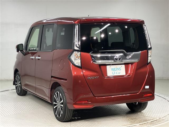 ルーミー カスタムＧ－Ｔ　助手席エアバック　両側オートスライドドア　スマートキープッシュスタート　ＴＶ　ＬＥＤライト　１オーナー　横滑り防止機能　クルコン　ＥＴＣ付　アルミホイール　キーレス　ドラレコ　セキュリティ　エアバッグ（4枚目）