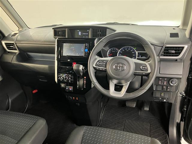 ルーミー カスタムG アイドリング 両側電動SD LEDヘット バックビューモニター 衝突回避ブレーキ 地デジ スマートキー メモリナビ クルーズコントロール 点検記録簿 DVD ETC 1オーナー オートエアコン ABS(5枚目)