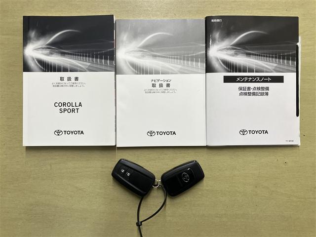 カローラスポーツ Ｇ　ＡＵＸ　キーフリー　ナビ　バックモニター　スマートキー　点検記録簿　クルコン　アルミ　イモビライザー　ＡＢＳ　ワンオーナー車　オートエアコン　サイドエアバック　メモリーナビ　横滑り防止機能　サポカーＳ（18枚目）