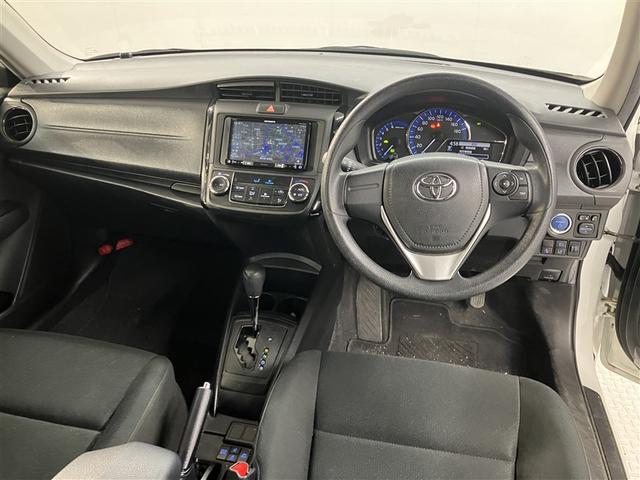 カローラアクシオ ハイブリッド　ＥＸ　イモビライザー　エアコン　バックモニター　衝突軽減ブレーキ　ワンセグ　キーレスキー　パワーウィンドウ　パワーステアリング　メモリーナビ　ナビ＆ＴＶ　ＤＶＤ再生（5枚目）