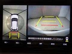 車両前後左右のカメラを使い、まるで空から撮影しているような映像をナビ画面で確認できちゃう装備です♪♪ 5