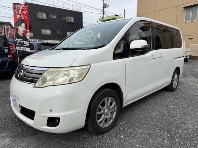 セレナ 20S Vセレクション ワンオーナー/両側オートスライドドア/純正ナビ/地デジ/バックカメラ/インテリキー/フリップダウンモニター/LEDオートライトフォグ/前後カメラドラレコ/ETC/社外アルミ/USB/ミッション交換済(4枚目)