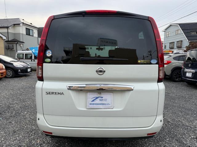 セレナ 20S Vセレクション ワンオーナー/両側オートスライドドア/純正ナビ/地デジ/バックカメラ/インテリキー/フリップダウンモニター/LEDオートライトフォグ/前後カメラドラレコ/ETC/社外アルミ/USB/ミッション交換済(9枚目)