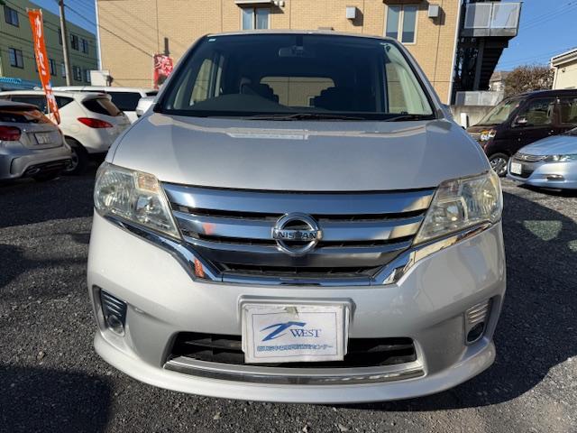 セレナ ハイウェイスター　Ｊパッケージ　インテリキー／両側オートスライドドア／純正ナビ／地デジ／バックカメラ／フリップダウンモニター／ＨＩＤオートライト／社外アルミ／リアサンシェード／後席エアコン／シートバックテーブル／ＥＴＣ／クルコン（3枚目）