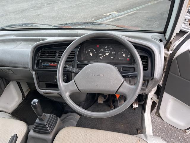 キャリイトラック ＫＡ　パートタイム４ＷＤ　三方開鳥居　ＡＭラジオ　荷台灯　保証書　点検記録簿（16枚目）