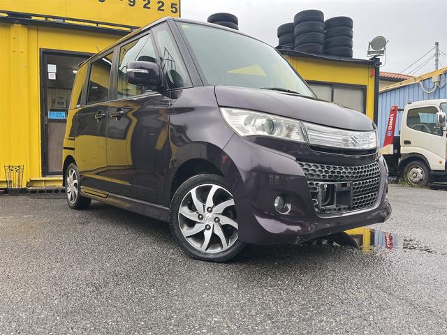 パレットＳＷ ＸＳ　禁煙車　スマートキー　左パワースライドドア　社外ＳＤナビ　ワンセグＴＶ　フルエアロ　純正１４インチアルミ　点検記録簿　保証書　取扱説明書　タイミングチェーン車（4枚目）