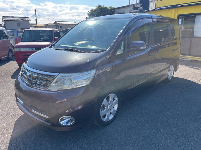 セレナ ハイウェイスター　禁煙車　スマートキー　両側パワースライドドア　ＨＤＤナビ　ワンセグＴＶ　Ｂｌｕｅｔｏｏｔｈオーディオ　バックカメラ　ＥＴＣ　ＨＩＤ　純正１６インチアルミ　タイミングチェーン車（10枚目）