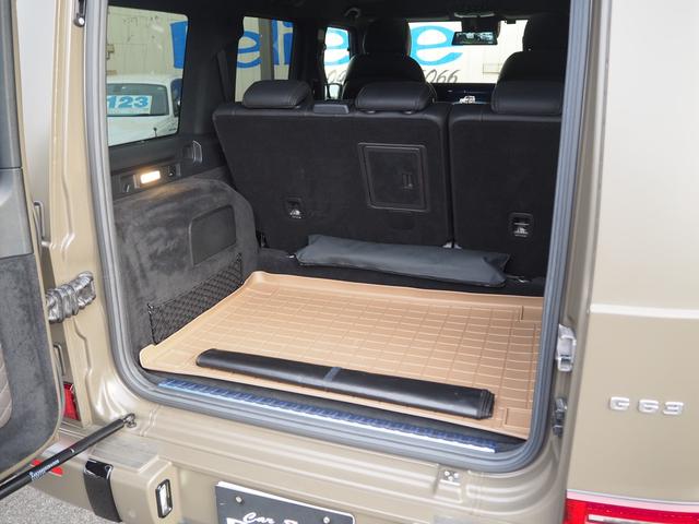 Gクラス G63 マヌファクトゥーアエディション ナビ Bluetooth 全方位カメラ TV USB 前後ドラレコ ETC2.0 サンルーフ ヒーター&ベンチレーション付黒茶革パワーシート デジタルインナーミラー 22AW 取説記録簿 スペアキー(57枚目)
