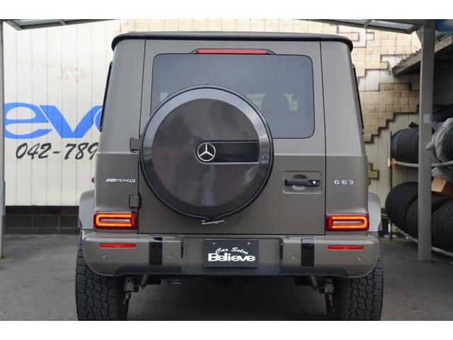 Gクラス G63 マヌファクトゥーアエディション ナビ Bluetooth 全方位カメラ TV USB 前後ドラレコ ETC2.0 サンルーフ ヒーター&ベンチレーション付黒茶革パワーシート デジタルインナーミラー 22AW 取説記録簿 スペアキー(69枚目)