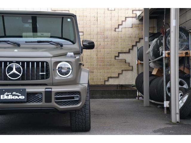 Gクラス G63 マヌファクトゥーアエディション ナビ Bluetooth 全方位カメラ TV USB 前後ドラレコ ETC2.0 サンルーフ ヒーター&ベンチレーション付黒茶革パワーシート デジタルインナーミラー 22AW 取説記録簿 スペアキー(74枚目)