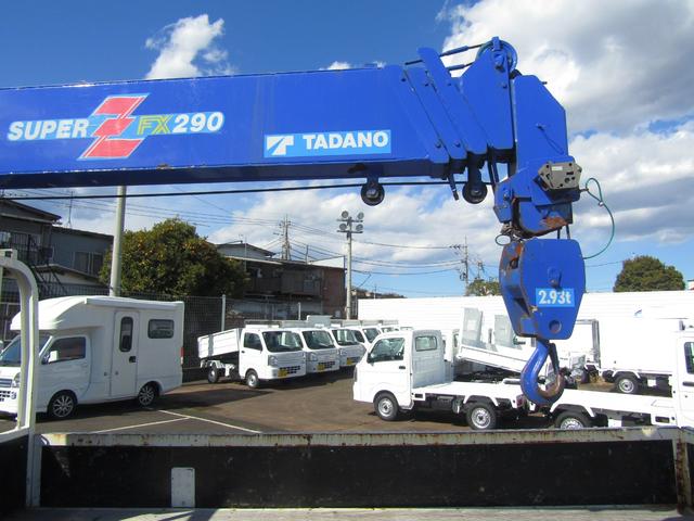 タイタントラック 　２ｔ・タダノ製５段クレーン・リアアウトリガー・２．９３ｔ吊・スムーサーＭＴ・メッキパーツ・左電格ミラー・ＥＴＣ（9枚目）