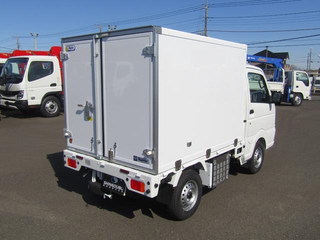 ミニキャブトラック Ｍ　東プレ製冷蔵冷凍車・中温ー５℃設定・４ＷＤ・４ＡＴ・荷箱左ドア・薄型エバボレーター・庫内灯＆安全ブザー・ＡＳＣ・リアソナー・坂道発進アシスト・ぬかるみ脱出アシスト・オートライト・キーレス・助手席エアＢ（5枚目）