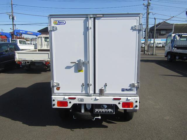 ミニキャブトラック Ｍ　東プレ製冷蔵冷凍車・中温ー５℃設定・４ＷＤ・４ＡＴ・荷箱左ドア・薄型エバボレーター・庫内灯＆安全ブザー・ＡＳＣ・リアソナー・坂道発進アシスト・ぬかるみ脱出アシスト・オートライト・キーレス・助手席エアＢ（6枚目）