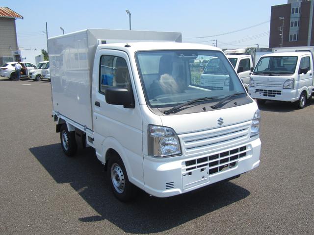 キャリイトラック 　スズキ純正冷蔵冷凍車・低温ー２０℃設定・荷箱左ドア・庫内灯＆安全ブザー・木製スノコ付属・セーフティサポート・リアソナー・坂道発進アシスト・ＥＳＰ・強化リアサス・キーレス・オートライト・助手席エアバッグ（3枚目）