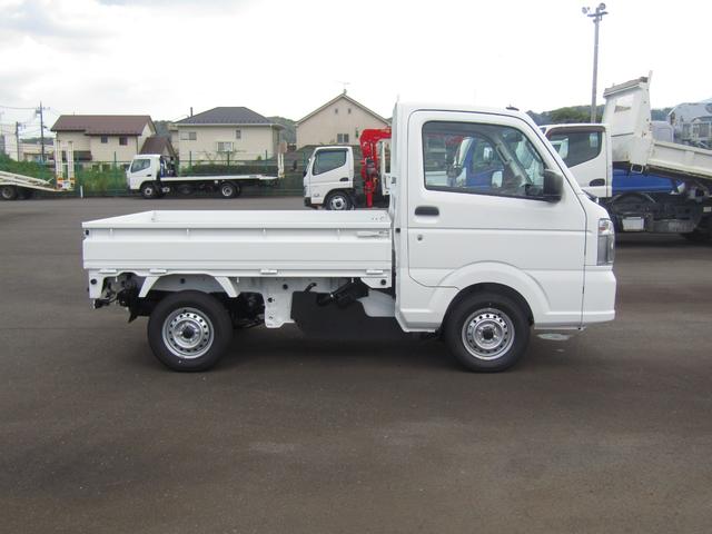 キャリイトラック 　純正金太郎ダンプ・高低速２段切替式パートタイム４ＷＤ・デフロック・電動油圧・土砂禁・キャビン一体型アングルポスト（格子型）・ＥＳＰ・強化リアサス・リアパーキングセンサー・オートライト・キーレス・三方開（4枚目）