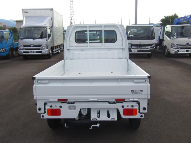 キャリイトラック 　純正金太郎ダンプ・高低速２段切替式パートタイム４ＷＤ・デフロック・電動油圧・土砂禁・キャビン一体型アングルポスト（格子型）・ＥＳＰ・強化リアサス・リアパーキングセンサー・オートライト・キーレス・三方開（6枚目）