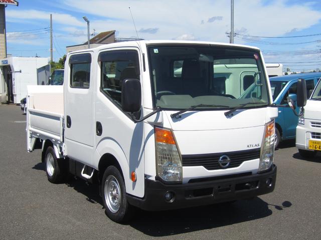 アトラストラック  Wキャブ・6人乗り・新明和製垂直パワーゲート・キーレス・左電格ミラー・EHS・ETC・リフト能力600kg・ゲート寸法1580×830mm・荷台内寸1830×1600×360mm(3枚目)