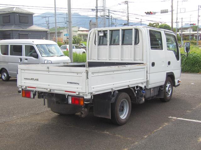 アトラストラック  Wキャブ・スーパーローDX・衝突軽減ブレーキ・キーレス・車線逸脱警報・車輛安定制御装置・ヒルスタートアシスト・左電格ミラー・LEDヘッドライト・フォグランプ・荷駄内寸2080×1600×380mm(5枚目)