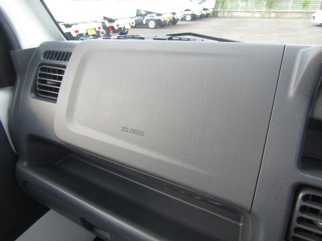 キャリイトラック 　新明和製強化ダンプ・４ＷＤ・５ＭＴ・あおり高２５０ｍｍ・電動油圧・強化ヒンジ・脱落防止ピン・前壁プロテクター式鳥居・土砂禁・ＥＳＰ・強化リアサス・リアソナー・オートライト・キーレス・助手席エアバッグ（21枚目）