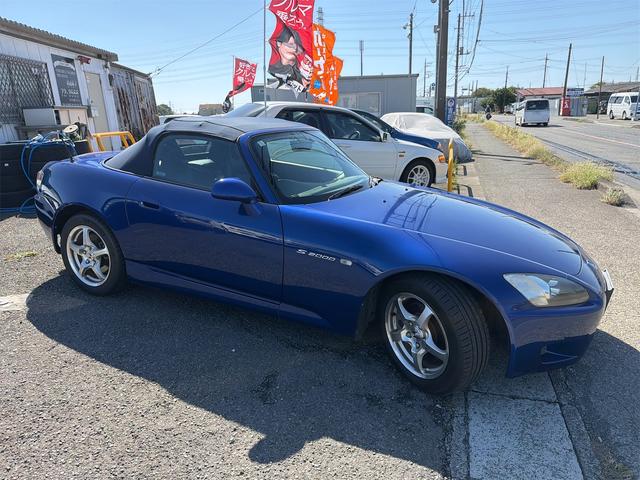 Ｓ２０００ ベースグレード　中期型　ディーラー車検整備済み　無事故車　ノーマル車　ガラス幌　黒革　禁煙車（3枚目）