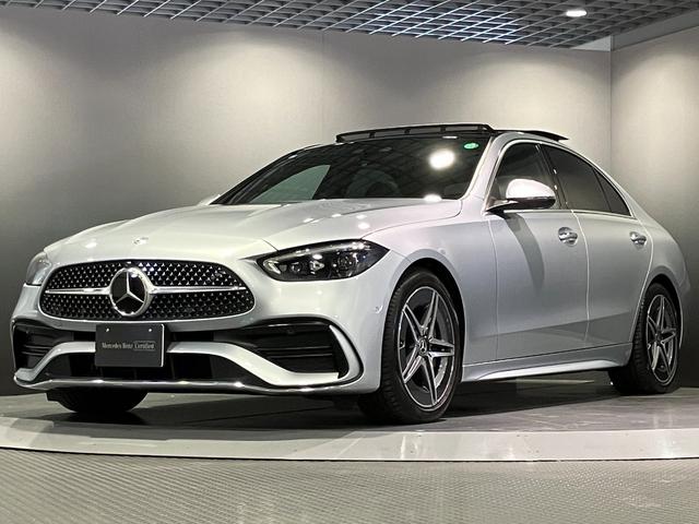 Cクラス C200アバンギャルド AMGライン 認定中古車 クリアランスソナー オートクルーズコントロール 衝突被害軽減システム サイドカメラ ナビ アルミホイール オートライト サンルーフ AT シートヒーター スマートキー アイドリングストップ(17枚目)