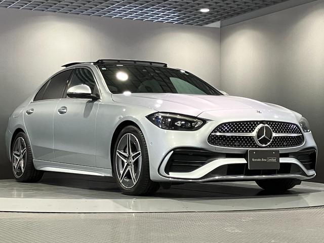 Cクラス C200アバンギャルド AMGライン 認定中古車 クリアランスソナー オートクルーズコントロール 衝突被害軽減システム サイドカメラ ナビ アルミホイール オートライト サンルーフ AT シートヒーター スマートキー アイドリングストップ(19枚目)