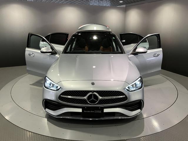 Cクラス C200アバンギャルド AMGライン 認定中古車 クリアランスソナー オートクルーズコントロール 衝突被害軽減システム サイドカメラ ナビ アルミホイール オートライト サンルーフ AT シートヒーター スマートキー アイドリングストップ(20枚目)