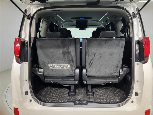 アルファードハイブリッド SR エアコン 100V充電 1オ-ナ- エアロ 地デジ 両電動ドア ミュージックプレイヤー接続可 電動シート LEDライト キーレス ETC車載器 メモリナビ Bカメラ 盗難防止 エアバッグ 3列シート(18枚目)