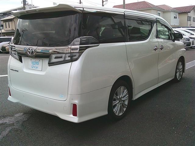 ヴェルファイア 2.5Z 1オーナー アルミホイル 地デジ AC100V Bカメラ ドライブレコーダー オートクルーズコントロール LEDライト 横滑り防止装置付き ムーンルーフ スマートエントリー ETC DVD AAC(3枚目)